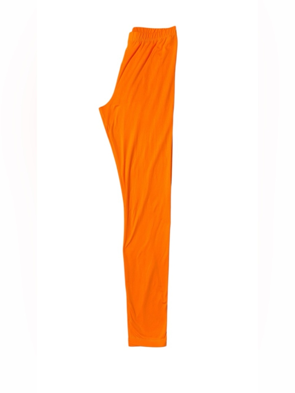 Bright Orange Stretch Leggings